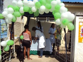 Comunidade passa por avaliação nutricional por estágiarios de Nutrição Social da FANUT