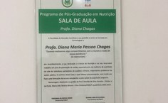 Placa de Homenagem Diana Chagas