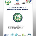 II Jornada Científica da Pós-Graduação em Nutrição