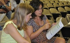 Ângela Bersch e Maria Beatriz Ross, representantes do Instituto de Ensino e Pesquisa do HCor, explicam à equipe alagoana o funcionamento da Dieta