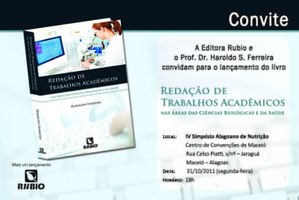 Lançamento de livro no IV Simpósio Alagoano de Nutrição