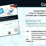 Lançamento de livro no IV Simpósio Alagoano de Nutrição