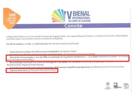 Lançamento de Livros da Fanut/Ufal na IV Bienal Internacional do Livro de Alagoas