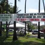 Nutricionistas alagoanas orientam sobre educação alimentar na orla de Maceió-AL