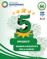 PPGNUT atinge conceito 5 na Capes